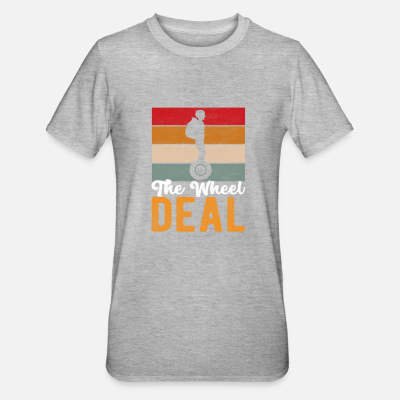EUC Monoroue - T-shirt polycoton Unisexe - gris chiné