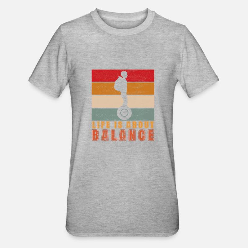 EUC Monoroue - T-shirt polycoton Unisexe - gris chiné