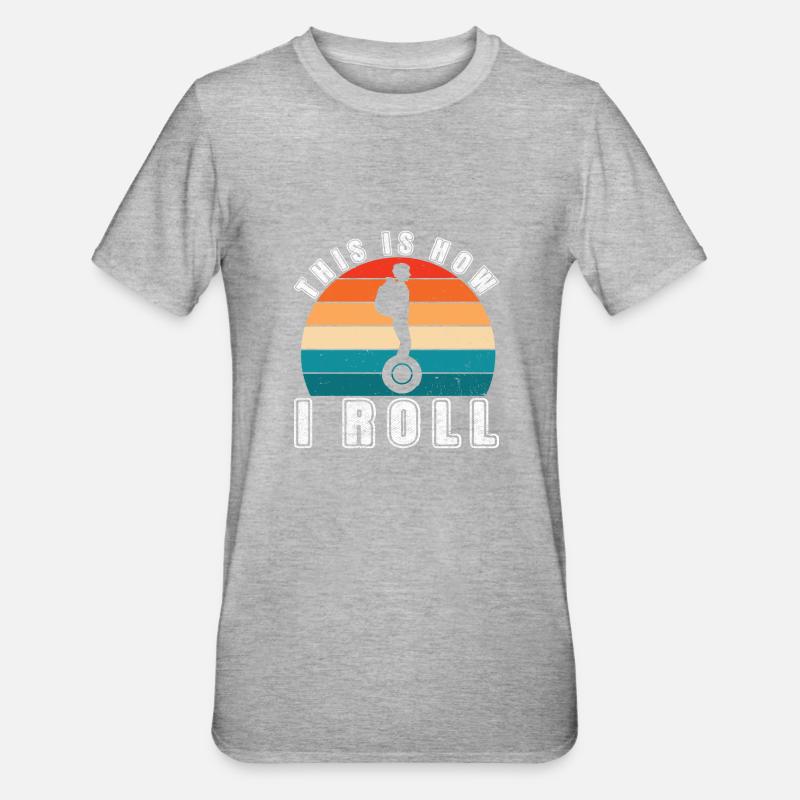EUC Monoroue - T-shirt polycoton Unisexe - gris chiné