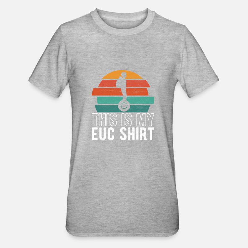 EUC Monoroue - T-shirt polycoton Unisexe - gris chiné