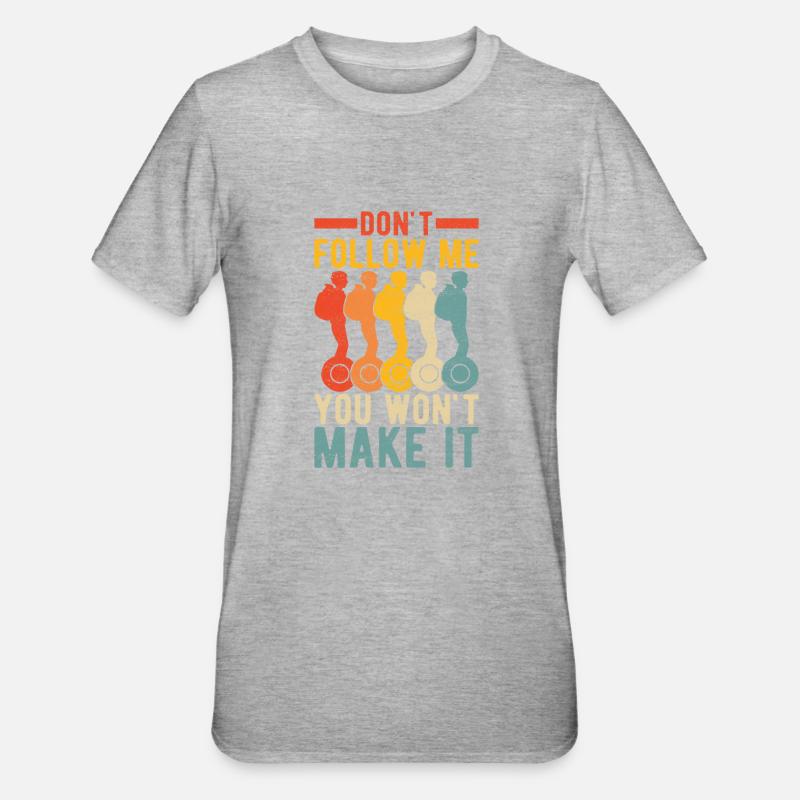EUC Monoroue - T-shirt polycoton Unisexe - gris chiné