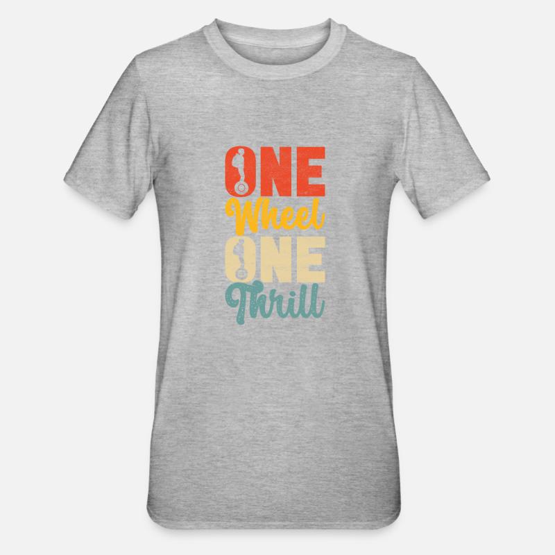 EUC Monoroue - T-shirt polycoton Unisexe - gris chiné
