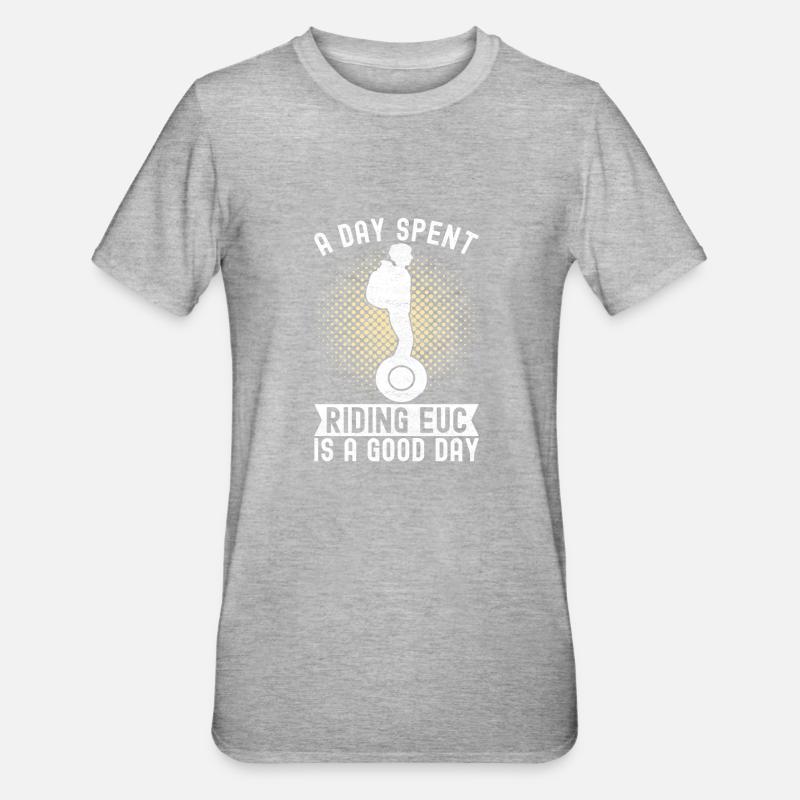 EUC Monowheel - Unisex Polycotton T-Shirt - heather grey