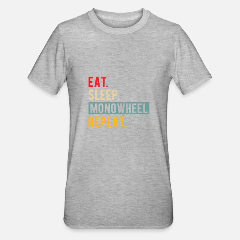 EUC Monowheel - Unisex Polycotton T-Shirt - heather grey