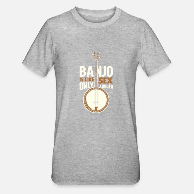 Banjo - T-shirt polycoton Unisexe - gris chiné