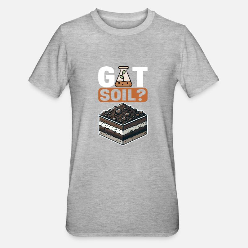 Bodenwissenschaftler Science du sol - T-shirt polycoton Unisexe - gris chiné