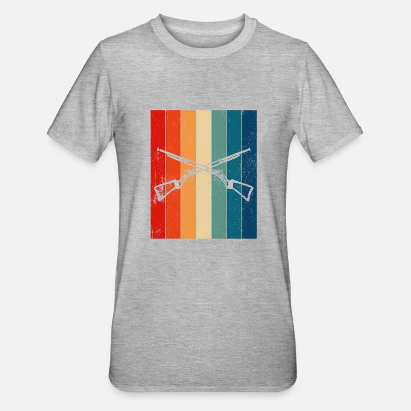 Vorderlader Muzzleloader Muzzle Loading - Unisex Polycotton T-Shirt - heather grey