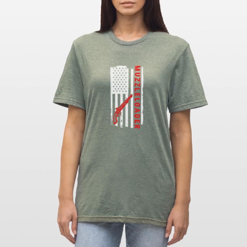 Vorderlader Muzzleloader Muzzle Loading Unisex Polycotton T-Shirt