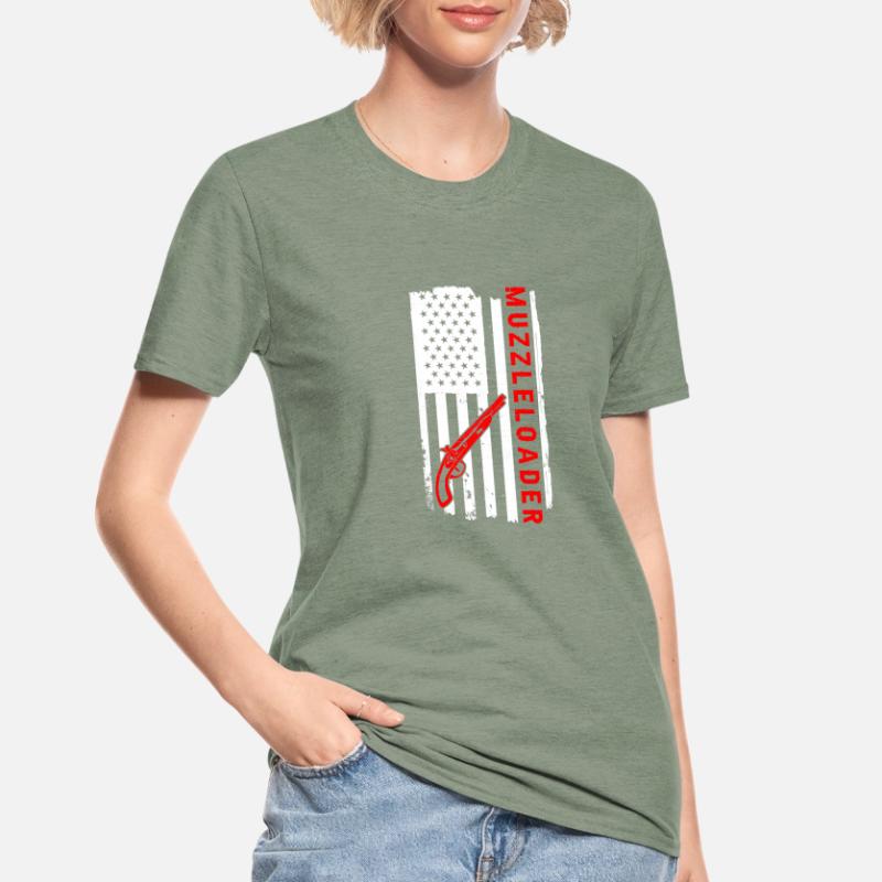 Vorderlader Muzzleloader Muzzle Loading Unisex Polycotton T-Shirt