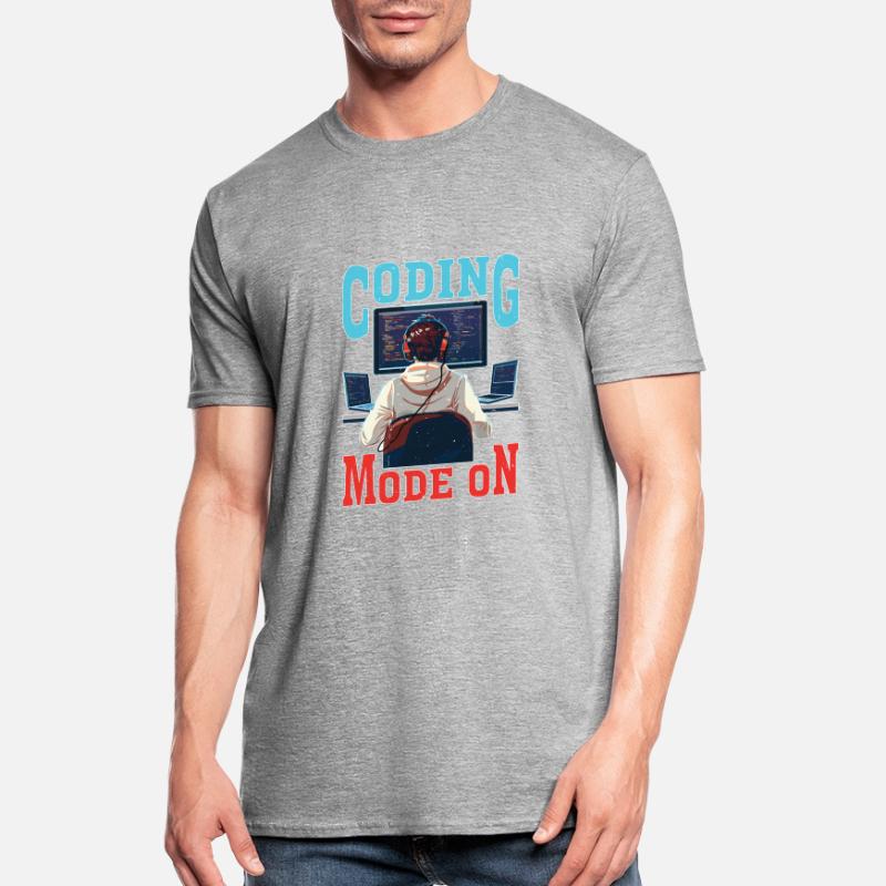 Coding Mode On Unisex Polycotton T-Shirt