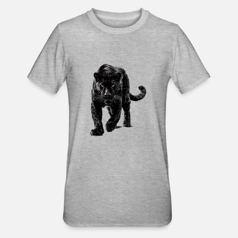 Panthères Panthère - T-shirt polycoton Unisexe - gris chiné