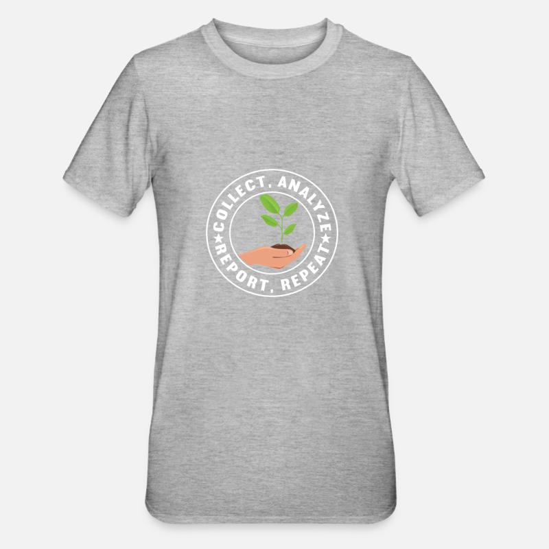 Bodenwissenschaftler Science du sol - T-shirt polycoton Unisexe - gris chiné