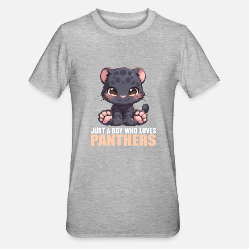 Panthères Panthère - T-shirt polycoton Unisexe - gris chiné