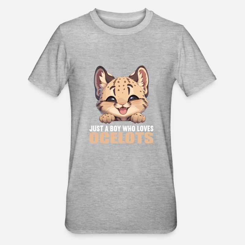 Ocelots Ocelot - T-shirt polycoton Unisexe - gris chiné