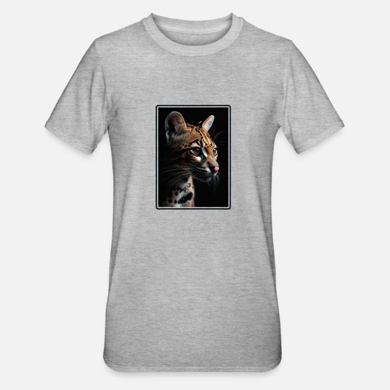 Ocelots Ocelot - T-shirt polycoton Unisexe - gris chiné