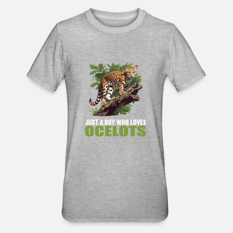 Ocelots Ocelot - T-shirt polycoton Unisexe - gris chiné