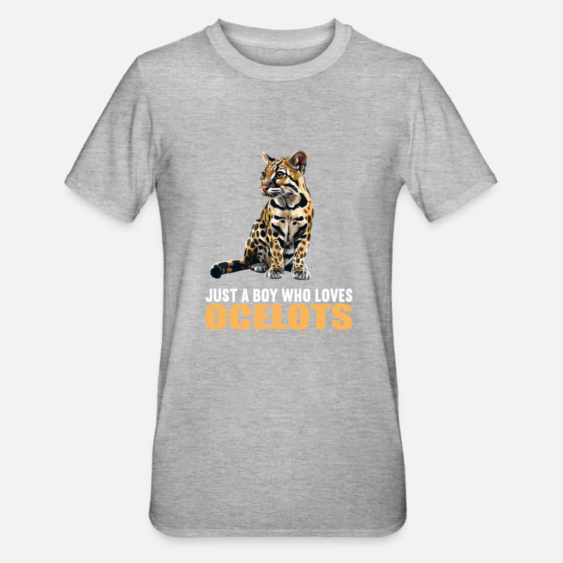 Ocelots Ocelot - T-shirt polycoton Unisexe - gris chiné