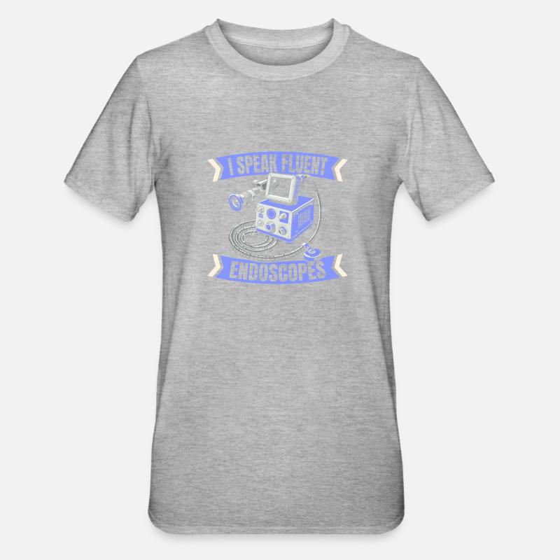 Technicien en endoscopie - T-shirt polycoton Unisexe - gris chiné