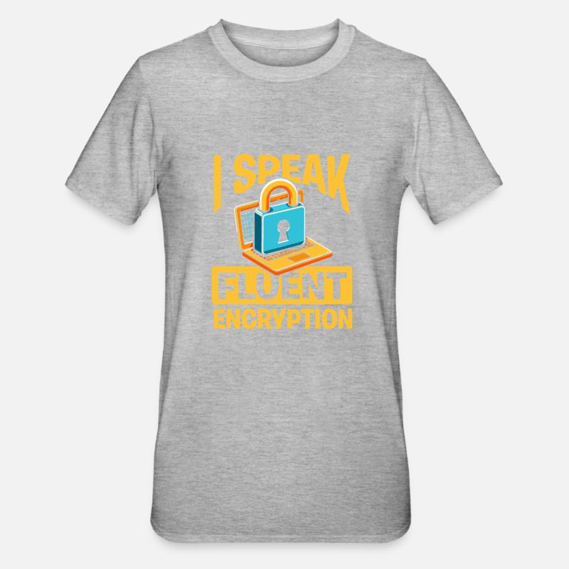 Cryptographer - T-shirt polycoton Unisexe - gris chiné