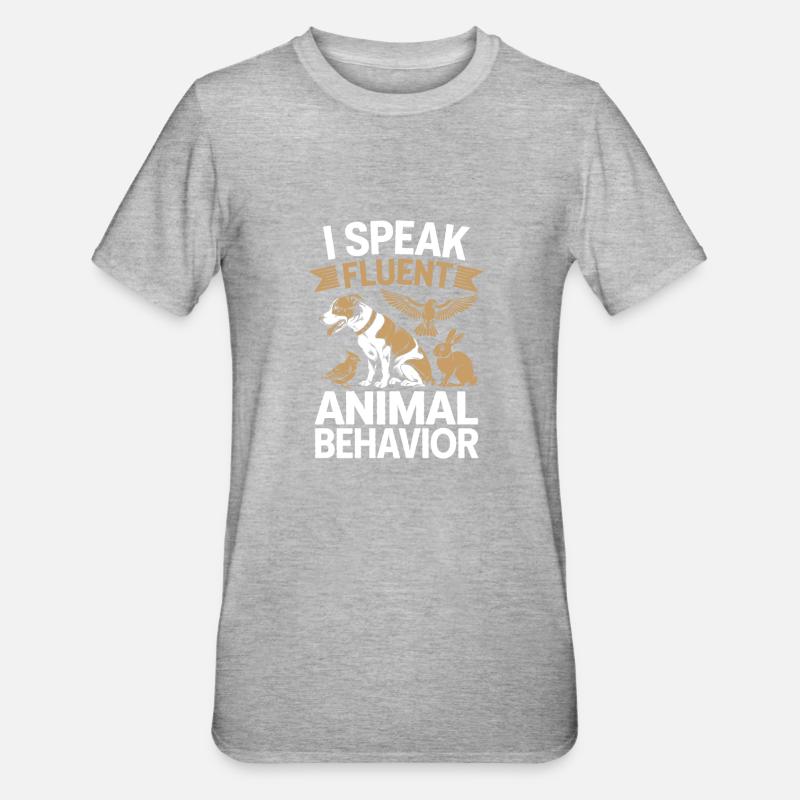 Éthologue - T-shirt polycoton Unisexe - gris chiné