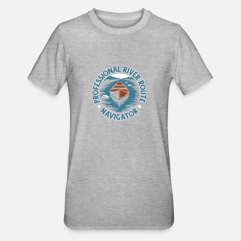 Skippers de navigation intérieure - T-shirt polycoton Unisexe - gris chiné