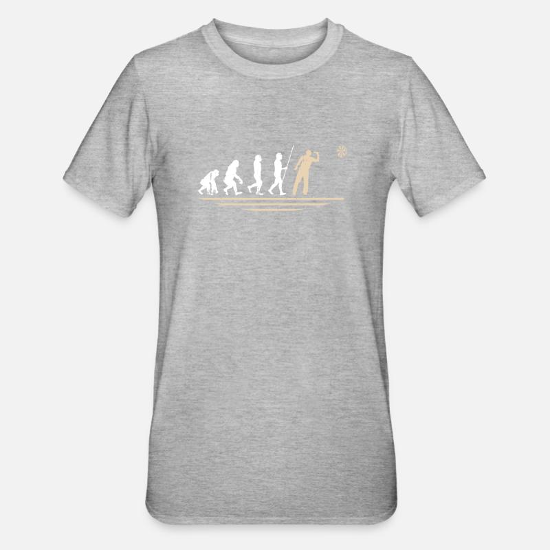 Dart d’art Dart d’évolution - T-shirt polycoton Unisexe - gris chiné