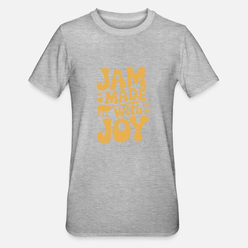 Conservation des aliments faits maison - T-shirt polycoton Unisexe - gris chiné
