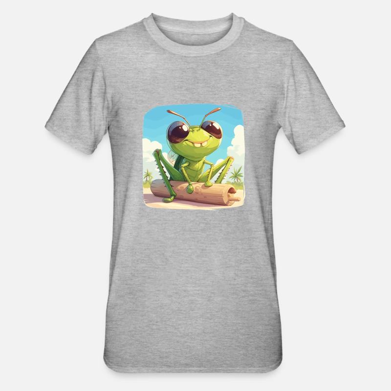 Grilling Grilling - Unisex Polycotton T-Shirt - heather grey