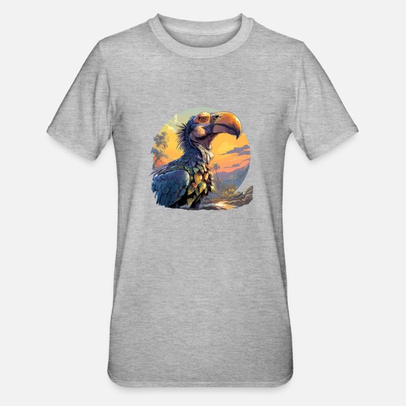 Dodos Dodo - T-shirt polycoton Unisexe - gris chiné