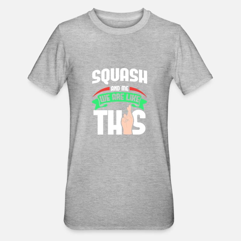 Squash Me sont comme - T-shirt polycoton Unisexe - gris chiné