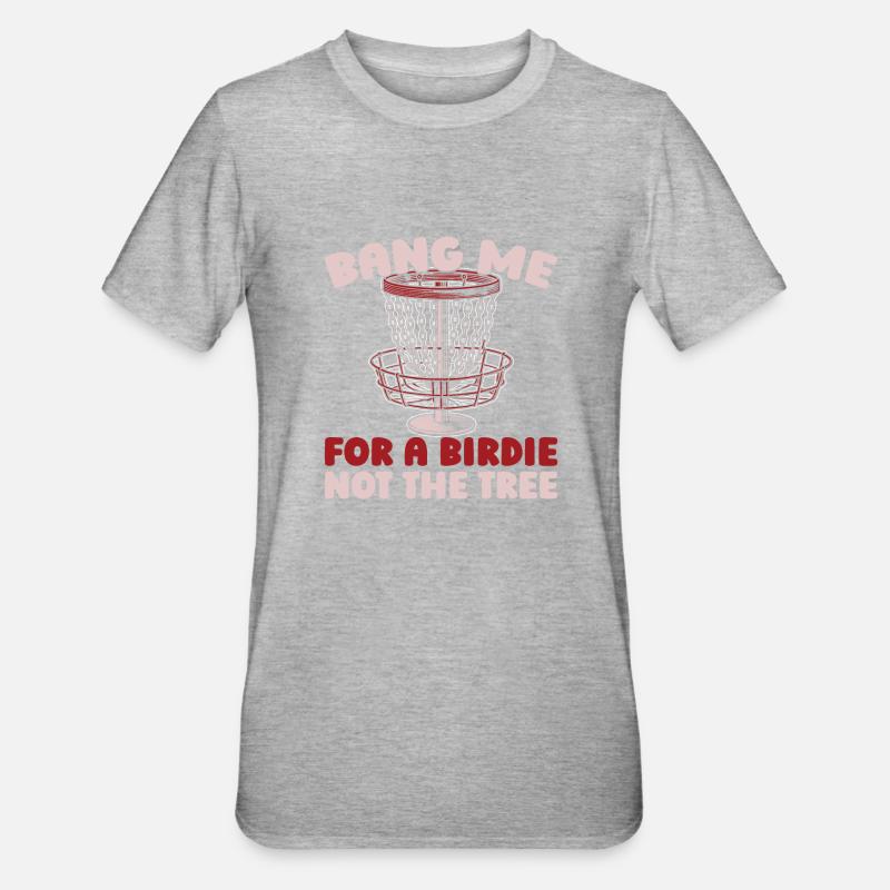 Frisbee Golf Disc Golf - Unisex Polycotton T-Shirt - heather grey
