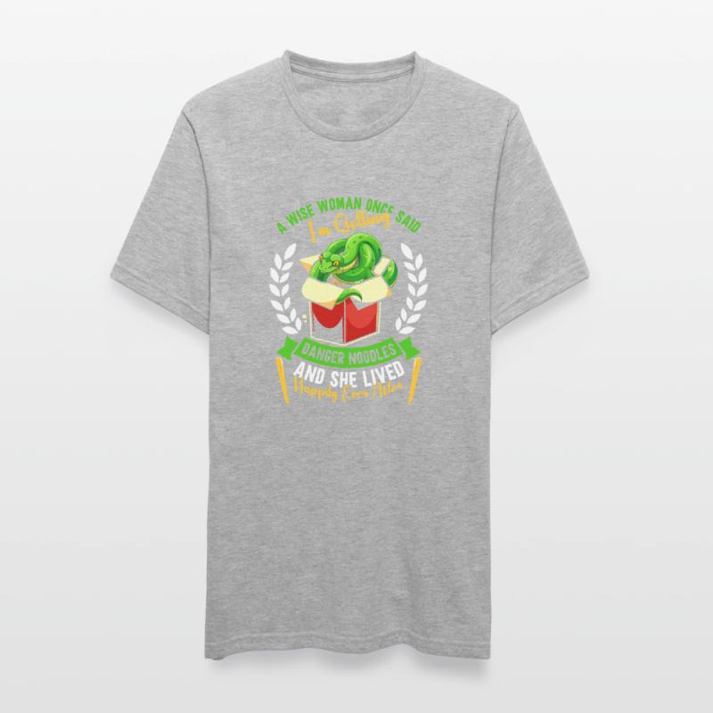 Python arborescent vert T-shirt polycoton Unisexe