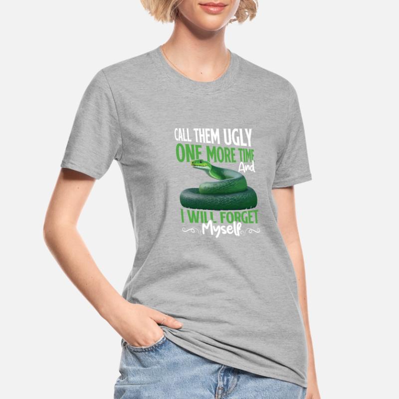 Green Tree Python Unisex Polycotton T-Shirt