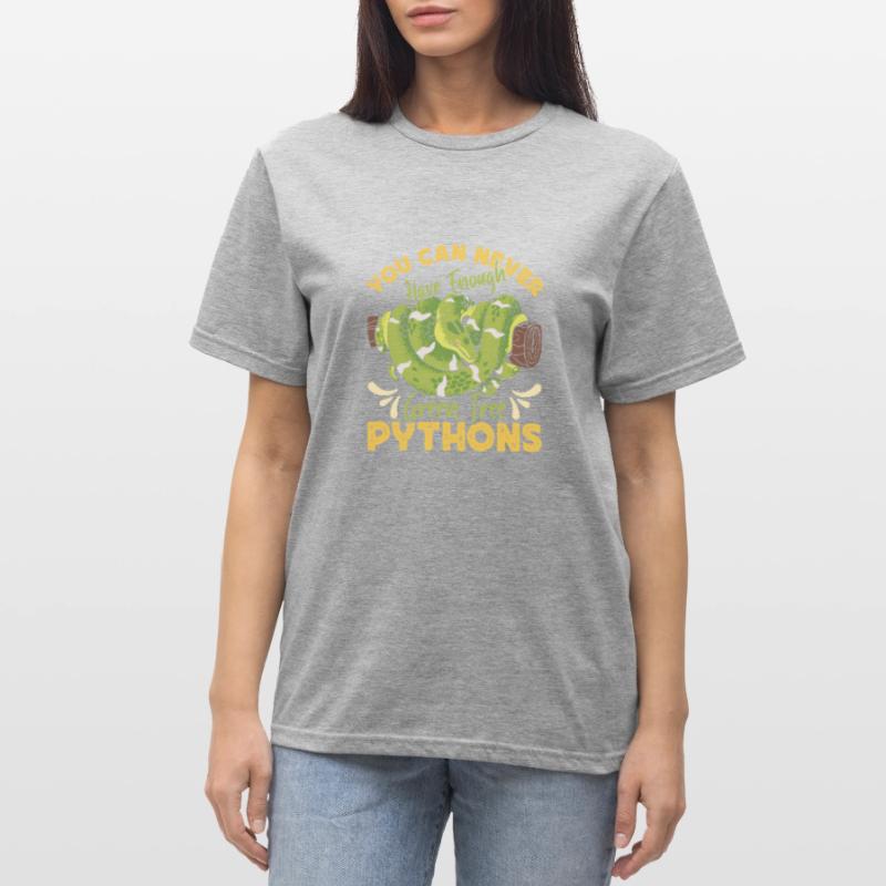 Green Tree Python Unisex Polycotton T-Shirt