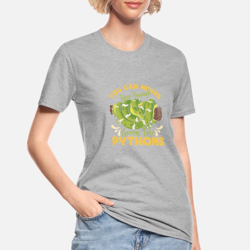 Green Tree Python Unisex Polycotton T-Shirt