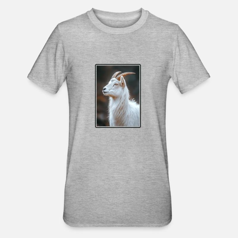 Chèvres chèvre - T-shirt polycoton Unisexe - gris chiné