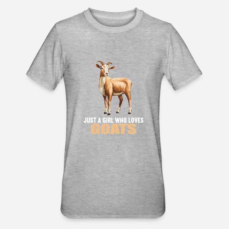 Chèvres chèvre - T-shirt polycoton Unisexe - gris chiné