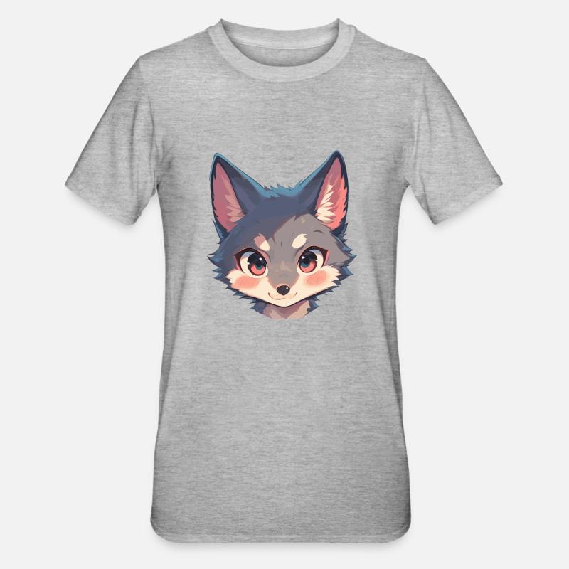 Graufüchse Graufuchs - Unisex Polycotton T-Shirt - Grau meliert