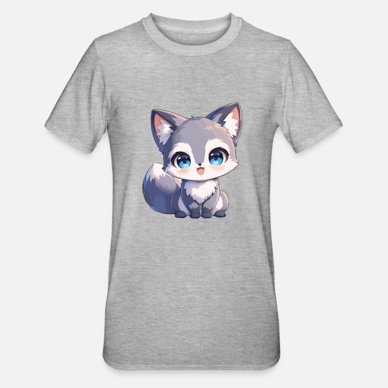 Graufüchse Graufuchs - Unisex Polycotton T-Shirt - Grau meliert