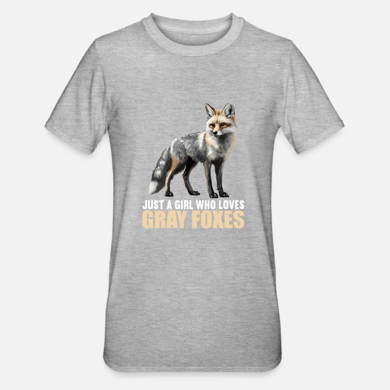 Graufüchse Graufuchs - Unisex Polycotton T-Shirt - Grau meliert