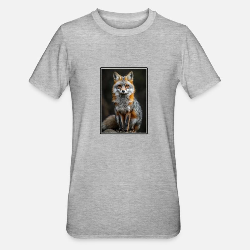 Graufüchse Graufuchs - Unisex Polycotton T-Shirt - Grau meliert