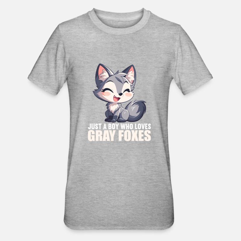 Graufüchse Graufuchs - Unisex Polycotton T-Shirt - Grau meliert