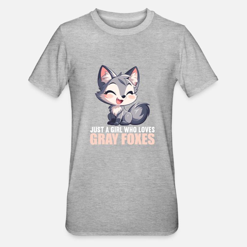 Graufüchse Graufuchs - Unisex Polycotton T-Shirt - Grau meliert