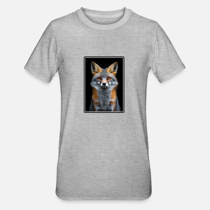 Graufüchse Graufuchs - Unisex Polycotton T-Shirt - Grau meliert