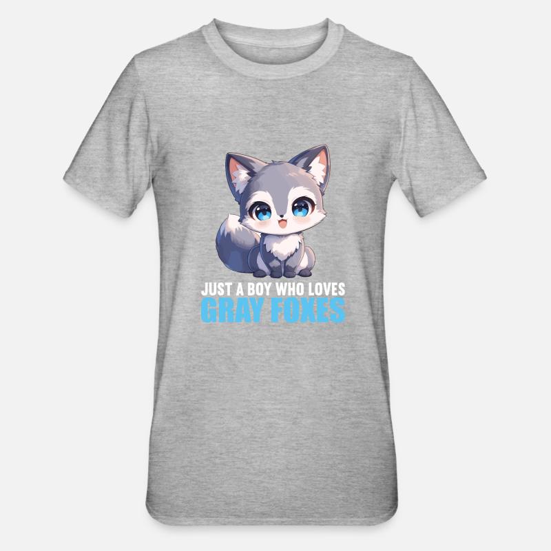 Graufüchse Graufuchs - Unisex Polycotton T-Shirt - Grau meliert