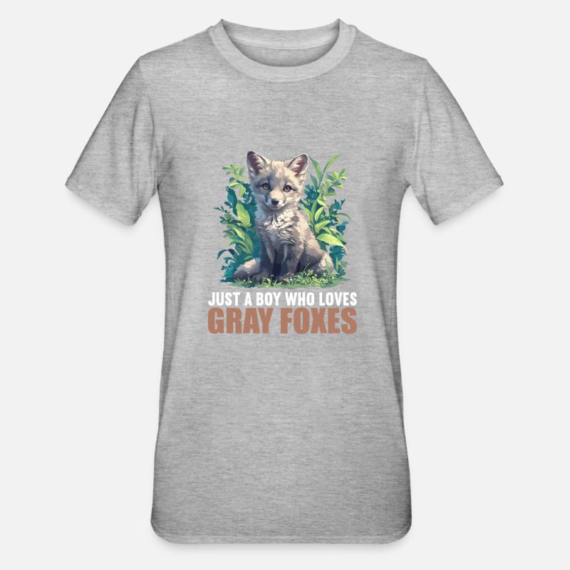 Graufüchse Graufuchs - Unisex Polycotton T-Shirt - Grau meliert