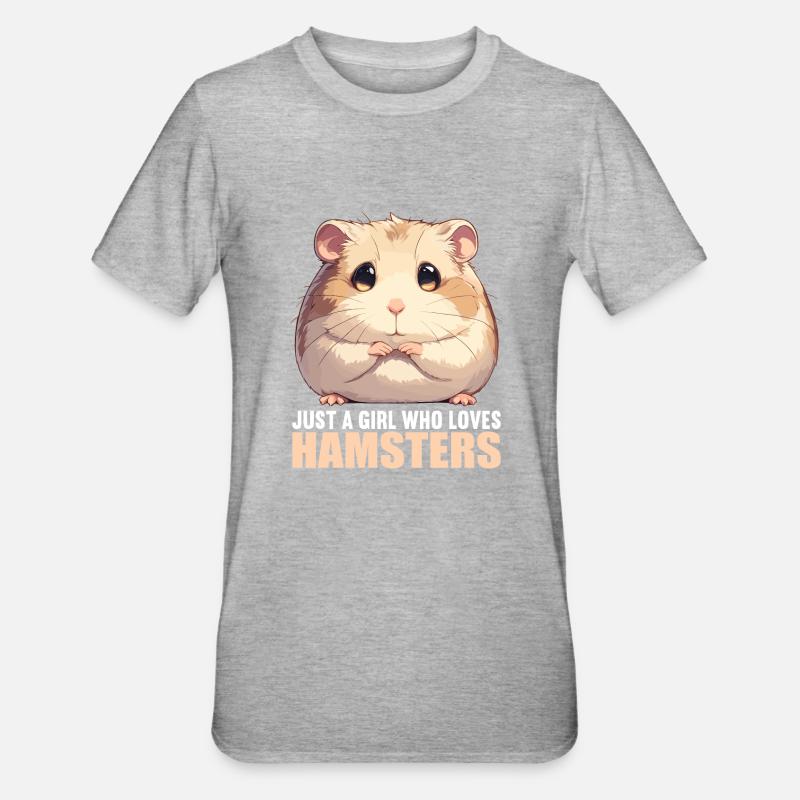 Hamster - T-shirt polycoton Unisexe - gris chiné
