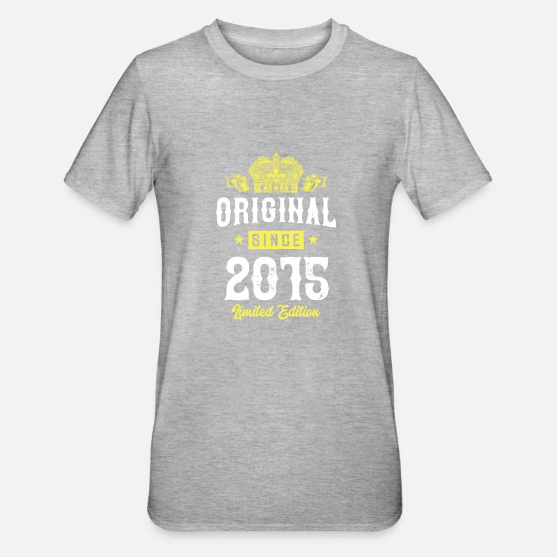 Édition limitée 2015 - T-shirt polycoton Unisexe - gris chiné
