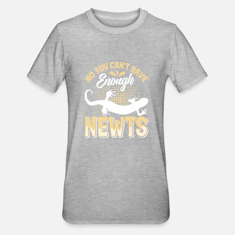 Molch - Unisex Polycotton T-Shirt - Grau meliert