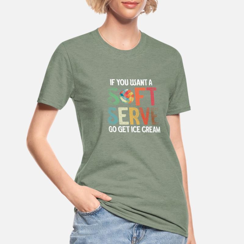 Wenn Sie ein Softeis wollen, holen Sie sich Eis Unisex Polycotton T-Shirt
